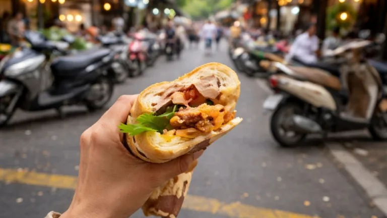 Comida típica Banh Mì en Vietnam