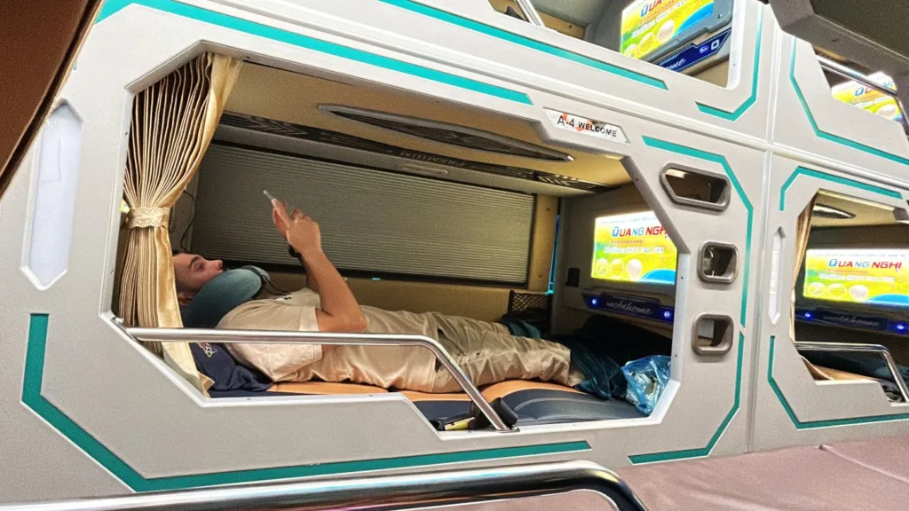 sleeping bus en Vietnam