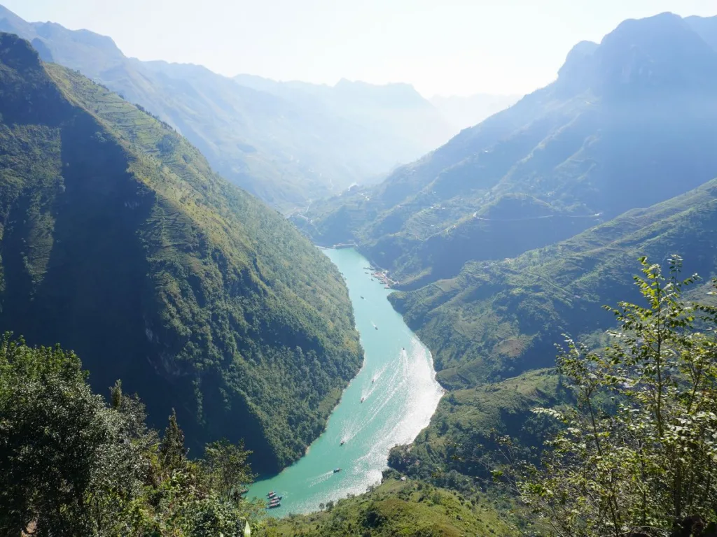 Ma Pi Leng Pass en la ruta de Ha Giang Loop, en el norte de Vietnam